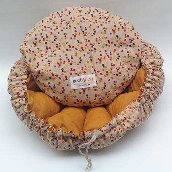 ecobag - Konfetti Beige innen Gelb