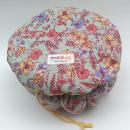 ecobag - Geblümt hellblau, innen Gelb