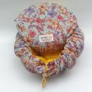 ecobag - Geblümt hellblau, innen Gelb