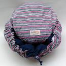 ecobag - gestreift innen blau