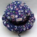 ecobag - Geblümt Blau innen dunkelblau