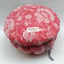 ecobag - Geblümt Rot innen Grau