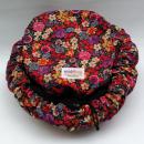 ecobag - Geblümt Rot innen Schwarz