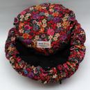 ecobag - Geblümt Rot innen Schwarz