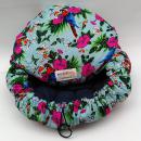 ecobag - Geblümt Tropic Papagai innen dunkelblau