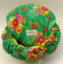 ecobag - Geblümt Grün innen Hellgrün